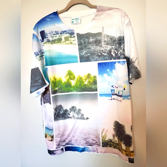 4 for $30 🌈 Surf Cove men's 🏄‍♂️ colorful t-shirt size LG - Picture 1 of 7
